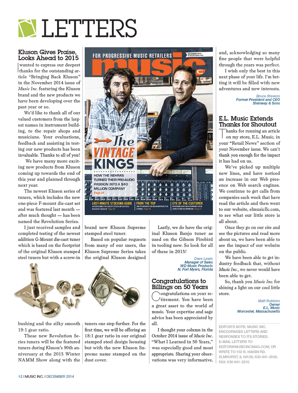 Music Inc. Magazine — July 2014 Digital Edition